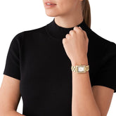 Michael Kors Emery Rectangular Stainless Steel Women's Watch 4640